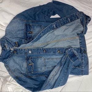 Vintage Dark Blue Jean Jacket